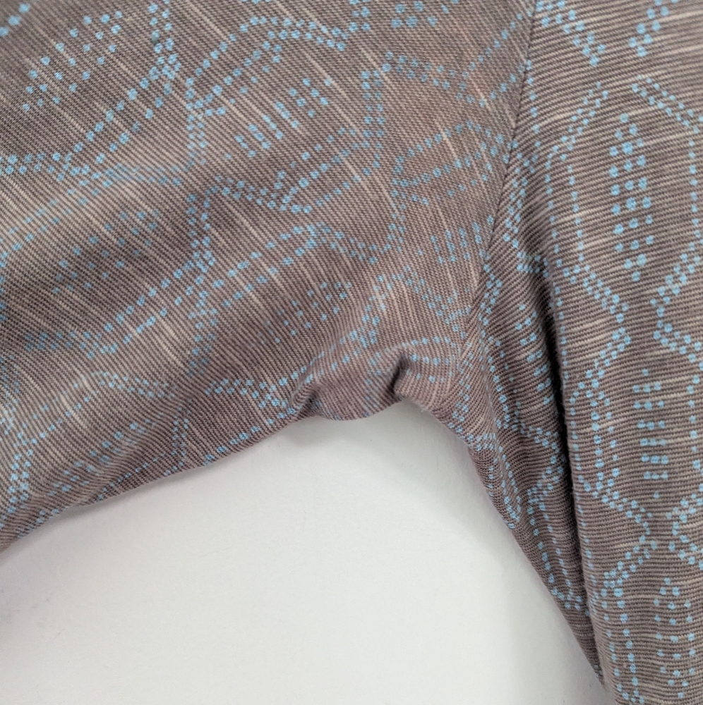 Toad&Co Cue Cafe Wrap Organic‎ Cotton Patterned Dress - Picture 5 of 12